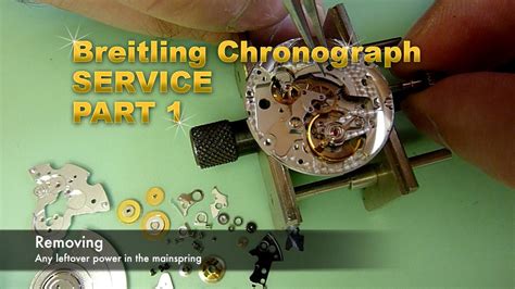 reparieren l aiguille breitling uhr youtube en francais